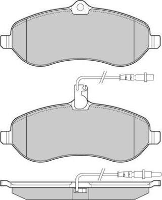 Optibelt 77364512 - Bremžu uzliku kompl., Disku bremzes adetalas.lv