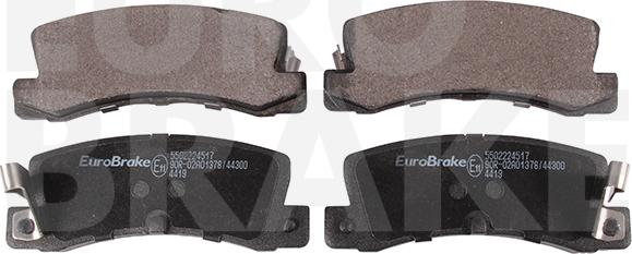 Eurobrake 5502224517 - Bremžu uzliku kompl., Disku bremzes adetalas.lv