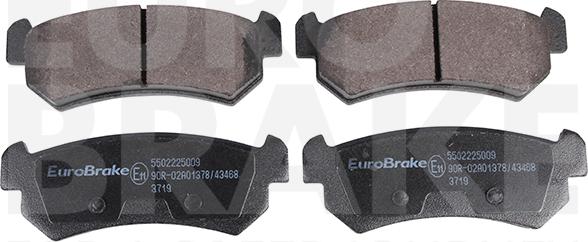 Eurobrake 5502225009 - Bremžu uzliku kompl., Disku bremzes adetalas.lv