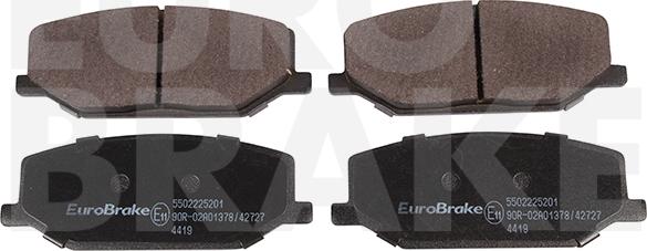 Eurobrake 5502225201 - Bremžu uzliku kompl., Disku bremzes adetalas.lv