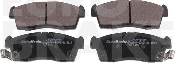 Eurobrake 5502225225 - Bremžu uzliku kompl., Disku bremzes adetalas.lv