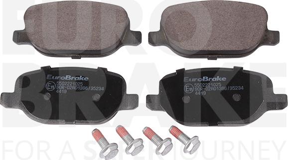 Eurobrake 5502221025 - Bremžu uzliku kompl., Disku bremzes adetalas.lv