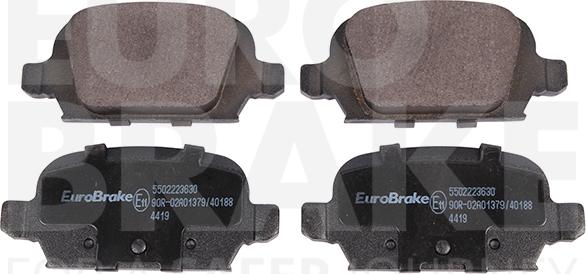 Eurobrake 5502223630 - Bremžu uzliku kompl., Disku bremzes adetalas.lv