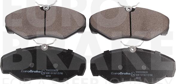 Eurobrake 5502223626 - Bremžu uzliku kompl., Disku bremzes adetalas.lv