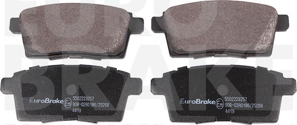 Eurobrake 5502223257 - Bremžu uzliku kompl., Disku bremzes adetalas.lv