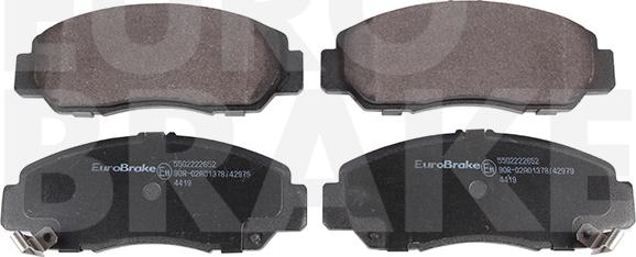 Eurobrake 5502222652 - Bremžu uzliku kompl., Disku bremzes adetalas.lv