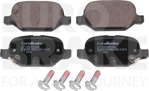 Eurobrake 5502222399 - Bremžu uzliku kompl., Disku bremzes adetalas.lv