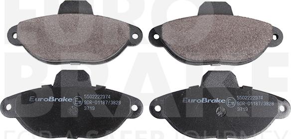 Eurobrake 5502222374 - Bremžu uzliku kompl., Disku bremzes adetalas.lv