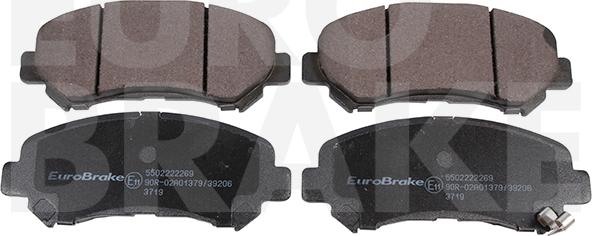 Eurobrake 5502222269 - Bremžu uzliku kompl., Disku bremzes adetalas.lv