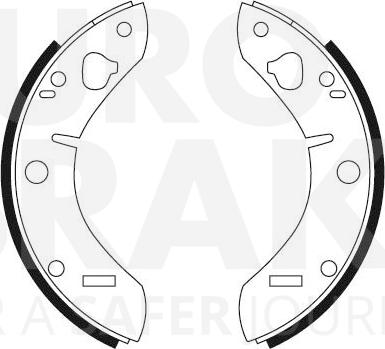 Eurobrake 58492799011 - Bremžu loku komplekts adetalas.lv