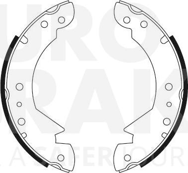 Eurobrake 58492740316 - Bremžu loku komplekts adetalas.lv