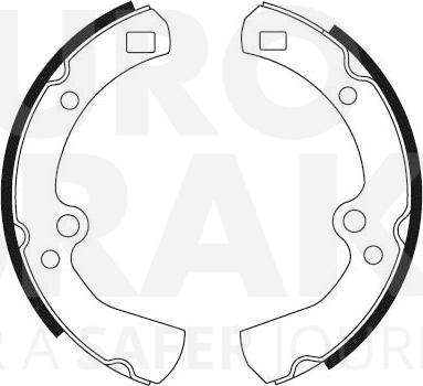 Eurobrake 58492722214 - Bremžu loku komplekts adetalas.lv