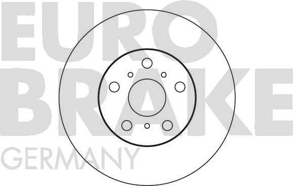 Eurobrake 5815204534 - Bremžu diski adetalas.lv