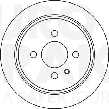 Eurobrake 5815201573 - Bremžu diski adetalas.lv