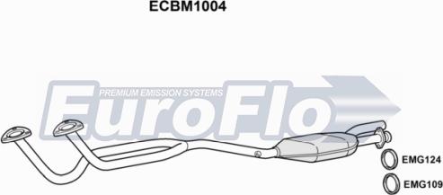 EuroFlo ECBM1004 - Katalizators adetalas.lv