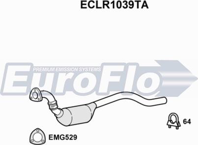 EuroFlo ECLR1039TA - Katalizators adetalas.lv