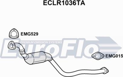 EuroFlo ECLR1036TA - Katalizators adetalas.lv