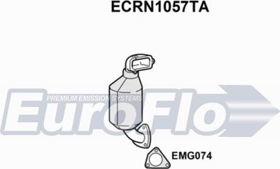 EuroFlo ECRN1057TA - Katalizators adetalas.lv