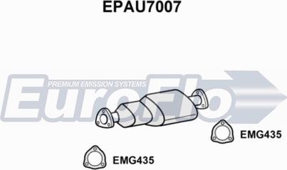 EuroFlo EPAU7007 - Nosēdumu / Daļiņu filtrs, Izplūdes gāzu sistēma adetalas.lv