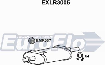 EuroFlo EXLR3005 - Vidējais izpl. gāzu trokšņa slāpētājs adetalas.lv