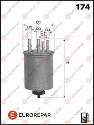 EUROREPAR 1643631280 - Degvielas filtrs adetalas.lv