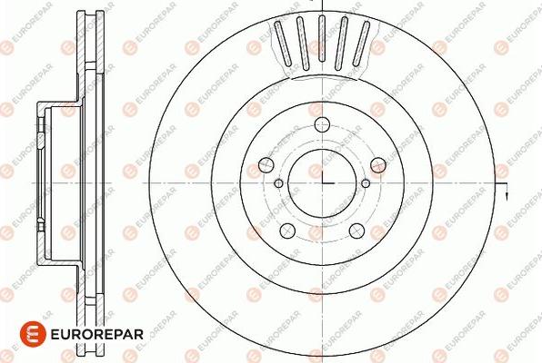 EUROREPAR 1667862480 - Bremžu diski adetalas.lv