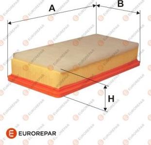 EUROREPAR E147259 - Gaisa filtrs adetalas.lv