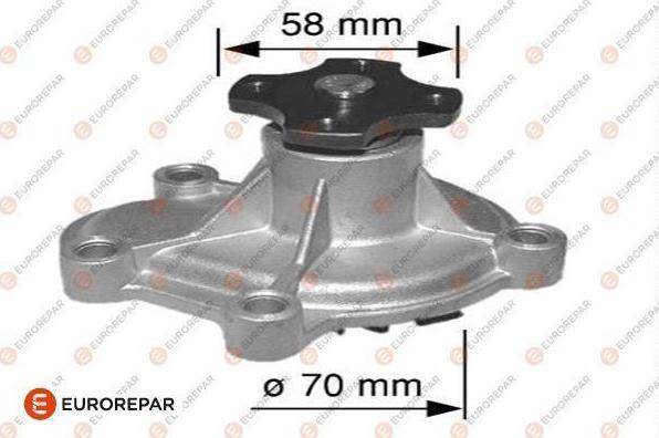 EUROREPAR 1611786880 - Ūdenssūknis adetalas.lv