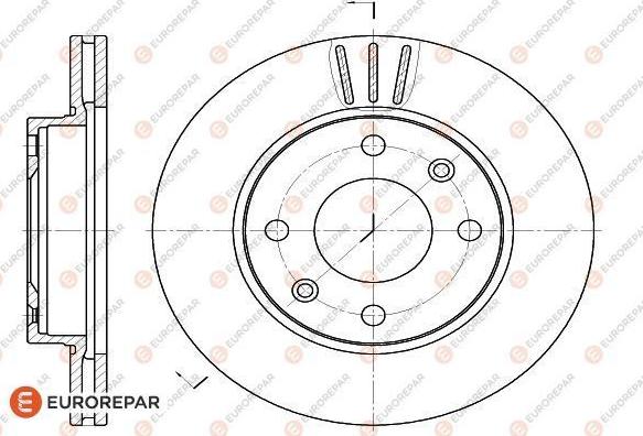 EUROREPAR 1618860780 - Bremžu diski adetalas.lv