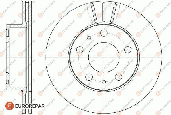 EUROREPAR 1618863880 - Bremžu diski adetalas.lv