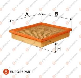 EUROREPAR E147139 - Gaisa filtrs adetalas.lv