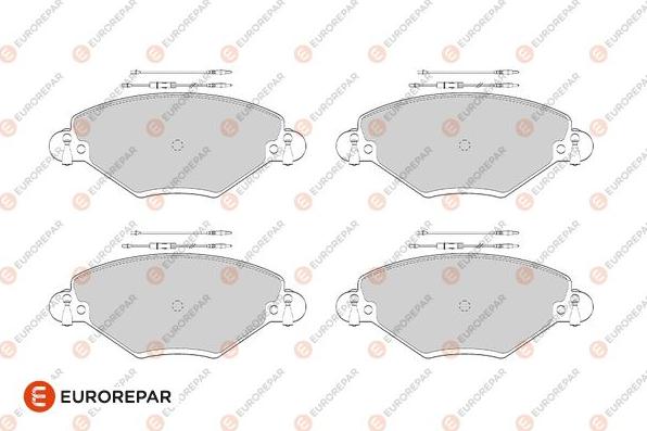 EUROREPAR 1686275480 - Bremžu uzliku kompl., Disku bremzes adetalas.lv