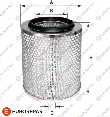 EUROREPAR 1680340380 - Gaisa filtrs adetalas.lv