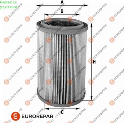 EUROREPAR 1680340280 - Gaisa filtrs adetalas.lv