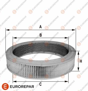 EUROREPAR 1680347780 - Gaisa filtrs adetalas.lv