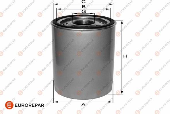 EUROREPAR 1682279480 - Eļļas filtrs adetalas.lv