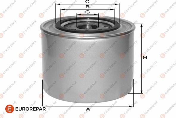 EUROREPAR 1682289180 - Eļļas filtrs adetalas.lv