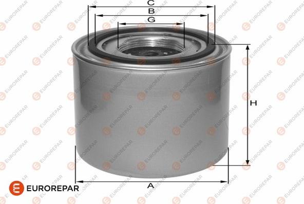 EUROREPAR 1682277880 - Eļļas filtrs adetalas.lv