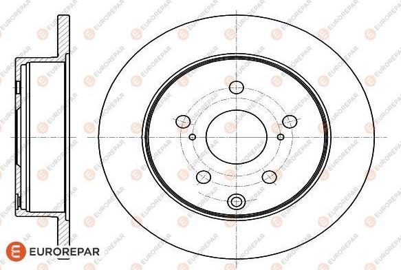 EUROREPAR 1622809380 - Bremžu diski adetalas.lv