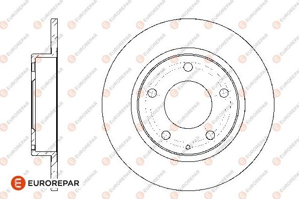 EUROREPAR 1676008080 - Bremžu diski adetalas.lv