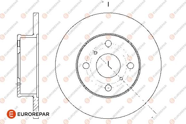 EUROREPAR 1676013280 - Bremžu diski adetalas.lv