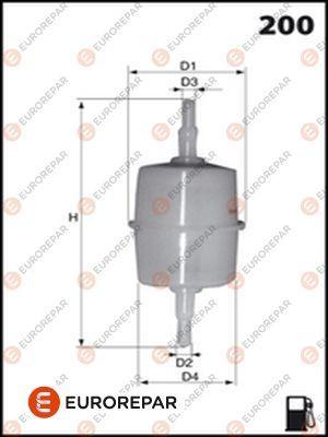 EUROREPAR E145057 - Degvielas filtrs adetalas.lv