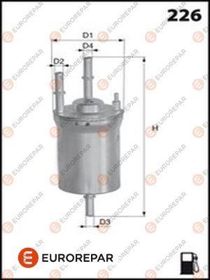 EUROREPAR E145079 - Degvielas filtrs adetalas.lv