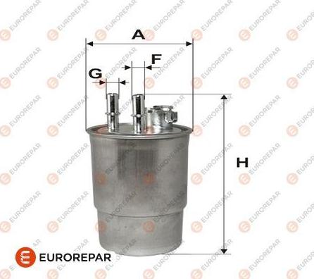 EUROREPAR E148159 - Degvielas filtrs adetalas.lv