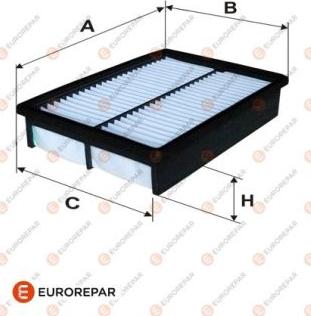 EUROREPAR E147219 - Gaisa filtrs adetalas.lv