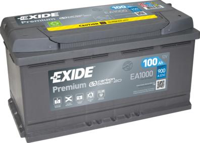 Exide EA1000 - Startera akumulatoru baterija adetalas.lv