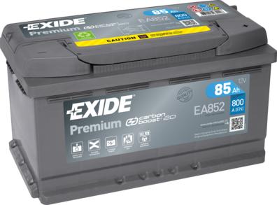 Exide EA852 - Startera akumulatoru baterija adetalas.lv