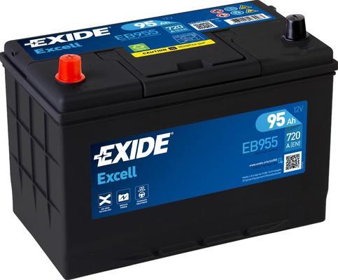 Exide EB955 - Startera akumulatoru baterija adetalas.lv