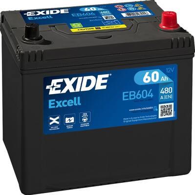 Exide EB604 - Startera akumulatoru baterija adetalas.lv