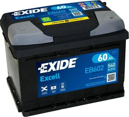 Exide EB602 - Startera akumulatoru baterija adetalas.lv